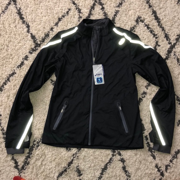 Brand New ASICS black Track Jacket - Picture 1 of 5